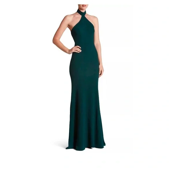 Dress the Population | Dresses | Dress The Population Dark Green Halter Dress New | Poshmark Dress the Population | Dresses | Dress The Population Dark Green Halter Dress New | Poshmark